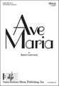 Ave Maria SSAA choral sheet music cover